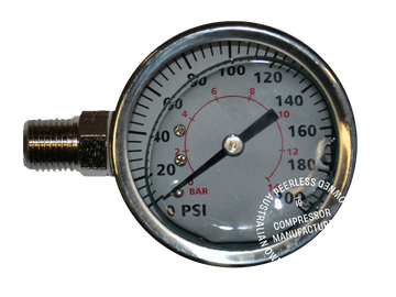 00050 Oil Filled Pressure Guage with Left Hand Entry