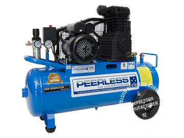 P14 Single Phase Air Compressor: Belt Drive, 10Amp, 2.75HP, 275LPM