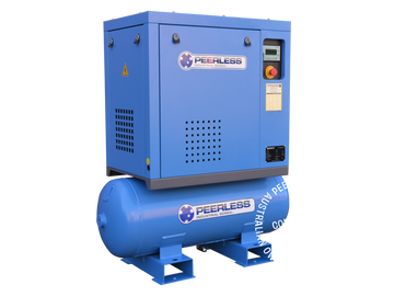 HQE7.5 Rotary Screw Air Compressor with Variable Speed: Belt Drive, 7.5HP, 650LPM at 8Bar - for High Pressure