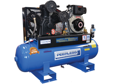 PHP35 Diesel Air Compressor: Belt Drive, Yanmar L70, 720LPM - for High Pressure