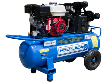 PHP15 Petrol Air Compressor: Belt Drive, Honda GX200, 320LPM - for High Pressure