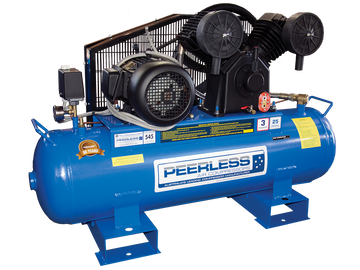 PV25 Three Phase Air Compressor: Belt Drive, 5.5HP, 545LPM