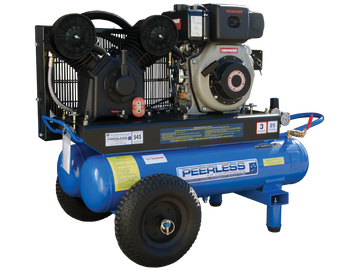 PV25 Diesel Air Compressor: Belt Drive, Yanmar L70, 545LPM