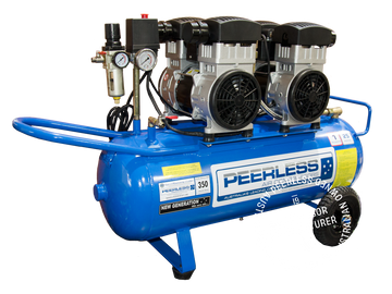 PO25 Single Phase Air Compressor: Oilless, Direct Drive, 10Amp, 15Amp, 4HP, 350LPM