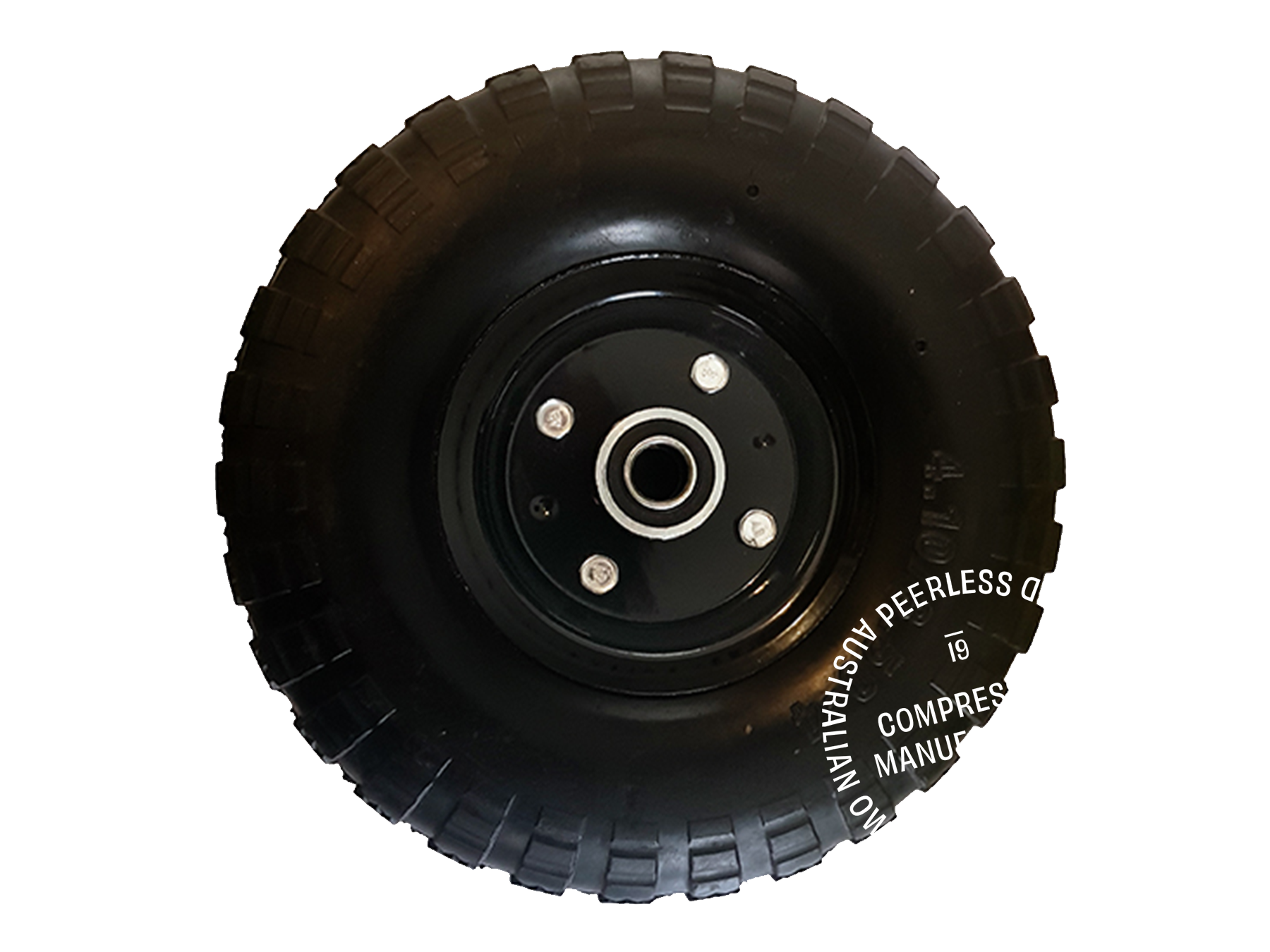 00018 1 16 10 Solid Rubber Wheel With 16mm Axle 00018-1-16-10-solid-rubber-wheel-with-16mm-axle