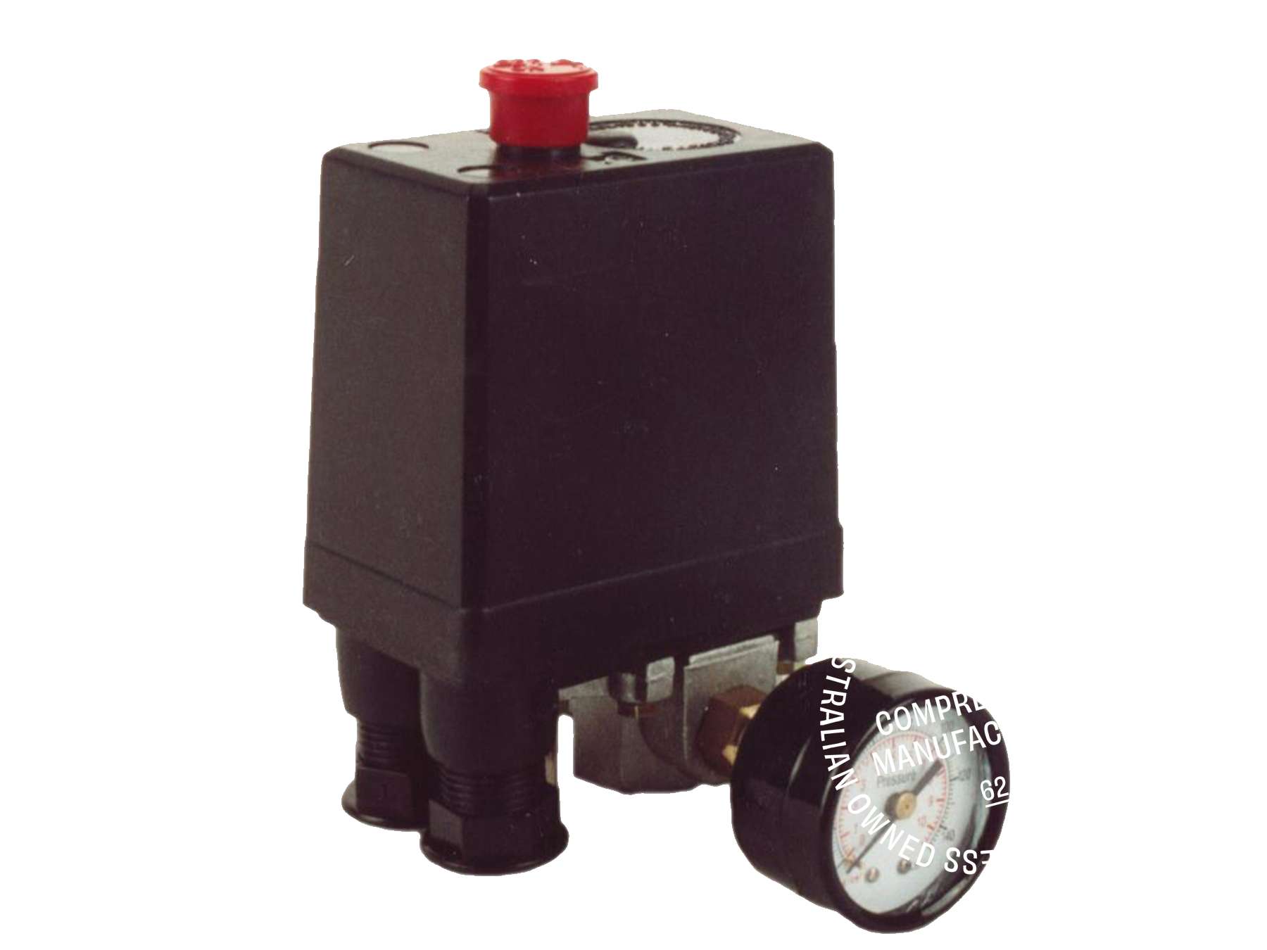 Compressor Tap Control 00545 Complete Pressure Switch Kit with Gauge, Safety Valve and Tap: 3