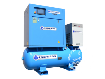 HQD20 12-16BAR Rotary Screw Air Compressor with Variable Speed: Direct Drive, 20HP, 1400LPM