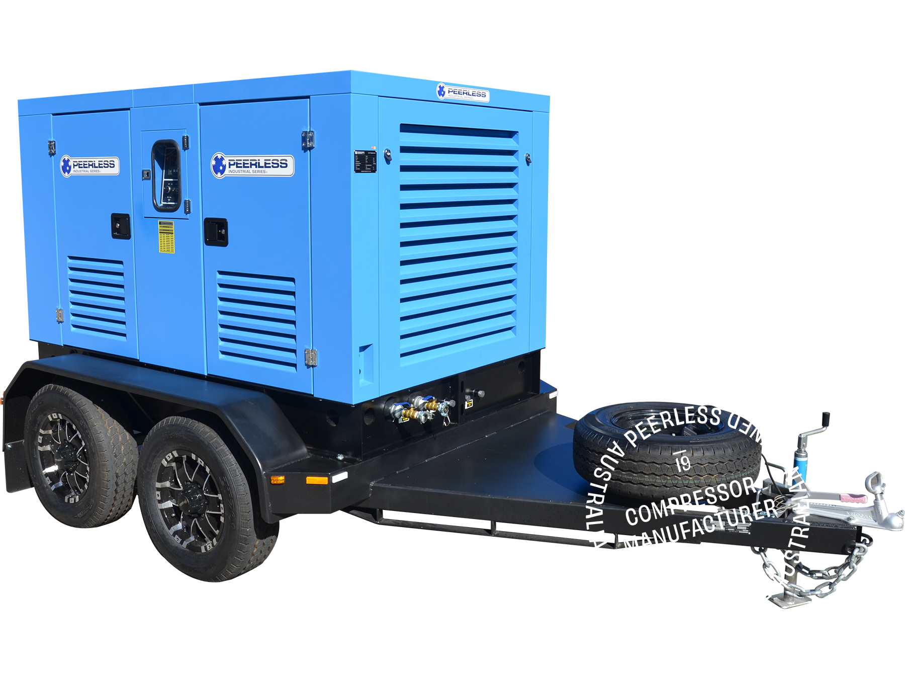 Peerless 400CFM Diesel Rotary Screw Air Compressor