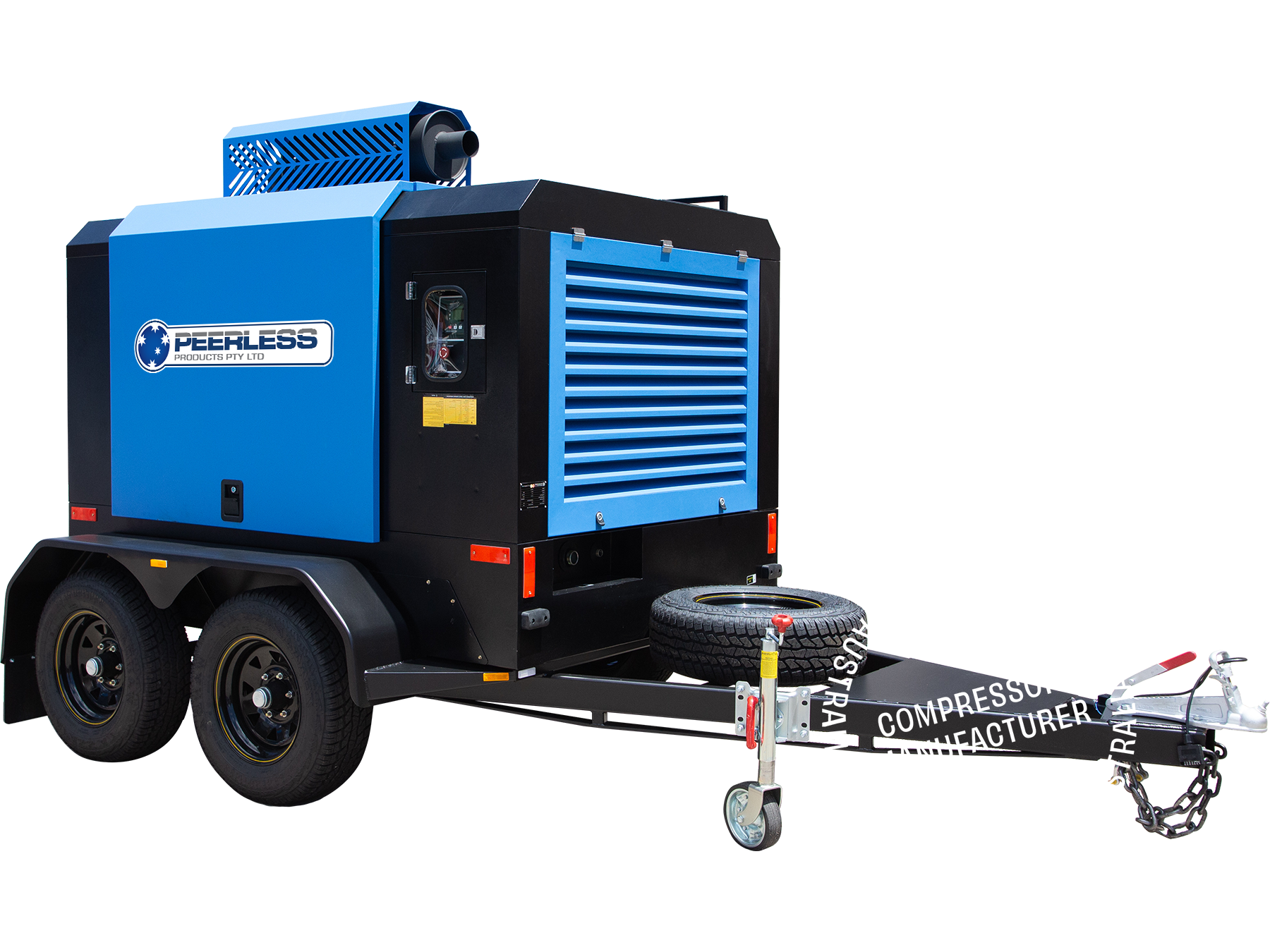 Peerless 420CFM Diesel Rotary Screw Air Compressor
