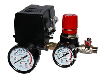 PB2000-60 Complete Pressure Switch with Filter Regulator and Red Handled Tap - for PB2000 (750W) Pump