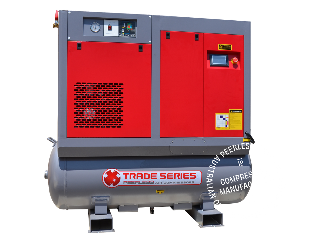 Rotary screw air compressors