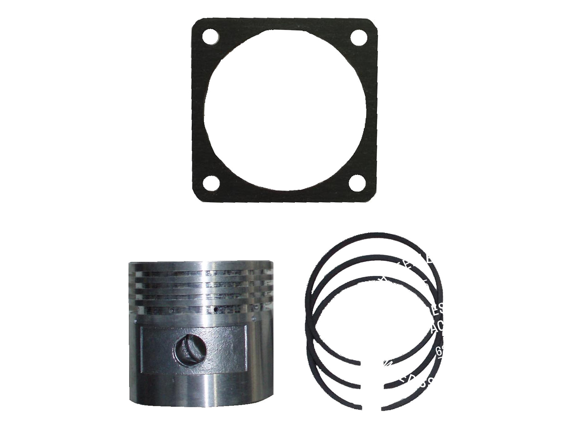002906 Piston Kit with Piston, Rings and Gasket Per Cylinder for 2