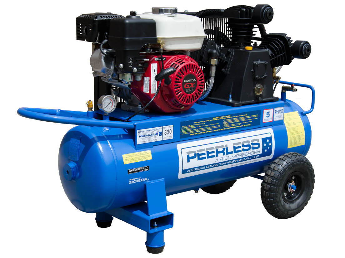 Petrol compressor best sale