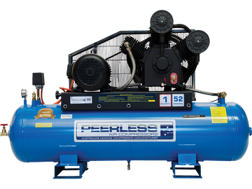 PHP52 Three Phase Air Compressor: Belt Drive, 10HP, 990LPM - for High Pressure