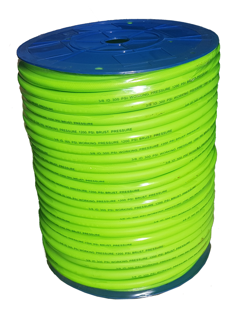 Industrial Green Flexible Air Hose Rubber Coated PVC