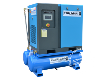 HQD10 Rotary Screw Air Compressor with Variable Speed: Direct Drive, 10HP, 1000LPM at 8Bar - Fixed Pressure