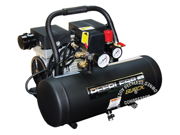 PB2000 Single Phase Air Compressor: Oilless, Direct Drive, 10Amp, 1HP, 65LPM